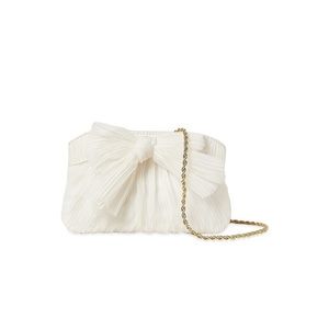 Loeffler Randall Mini Pleated Bow Frame Clutch